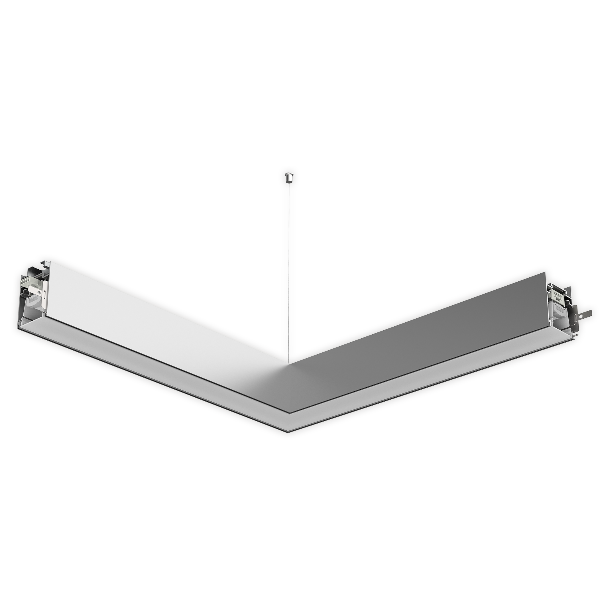 fino opal satiniert Ecke